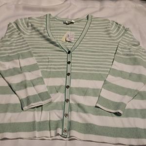 Christopher Banks striped cardigan 1x Tote 2